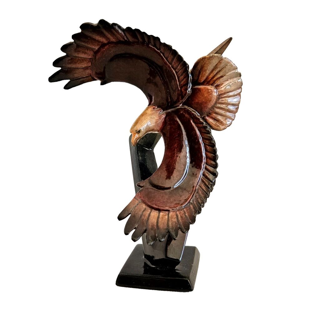 Imago Eagle Sculpture David Morales Supernal Art Figurine Mill Creek 2006 Signed